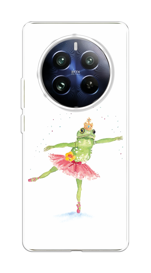 

Чехол на Realme 12 Pro "Лягушка-балерина", Зеленый, 2516150-1