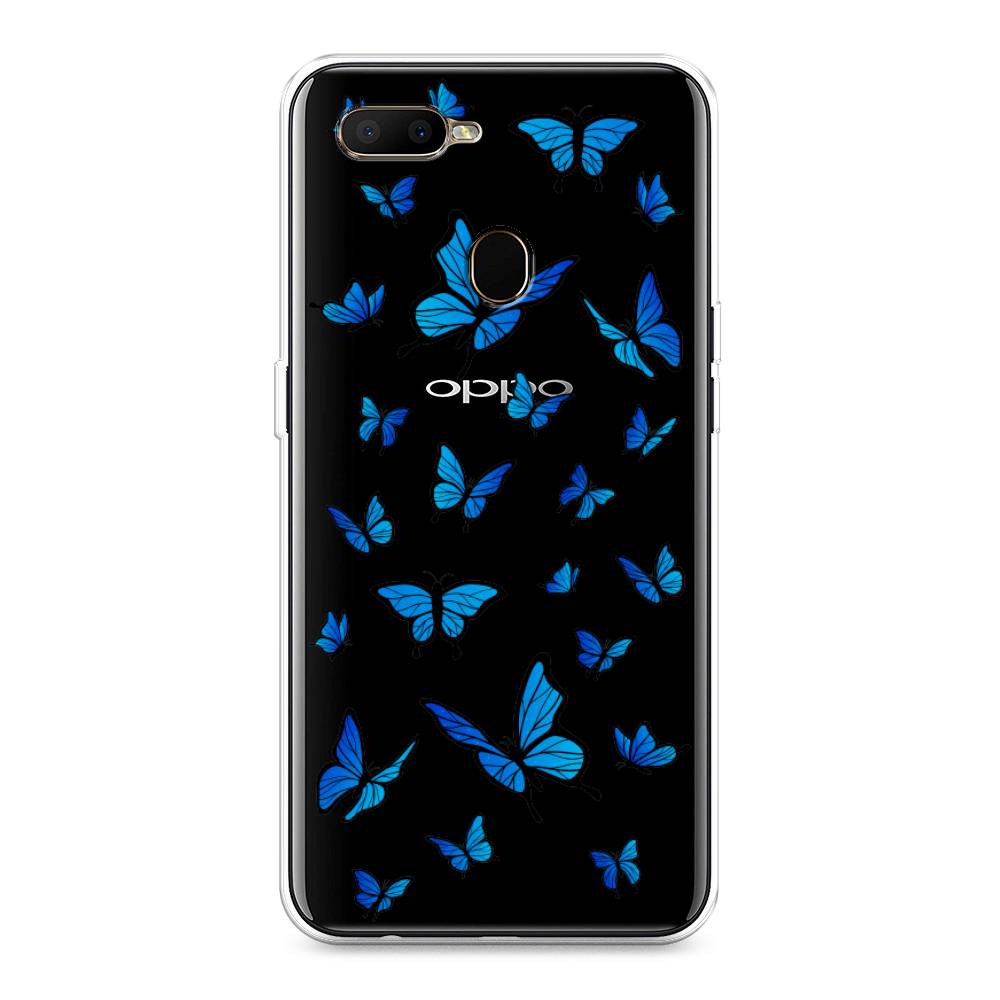 

Чехол Awog на Oppo A5s "Синие бабочки", Разноцветный, 252350-1