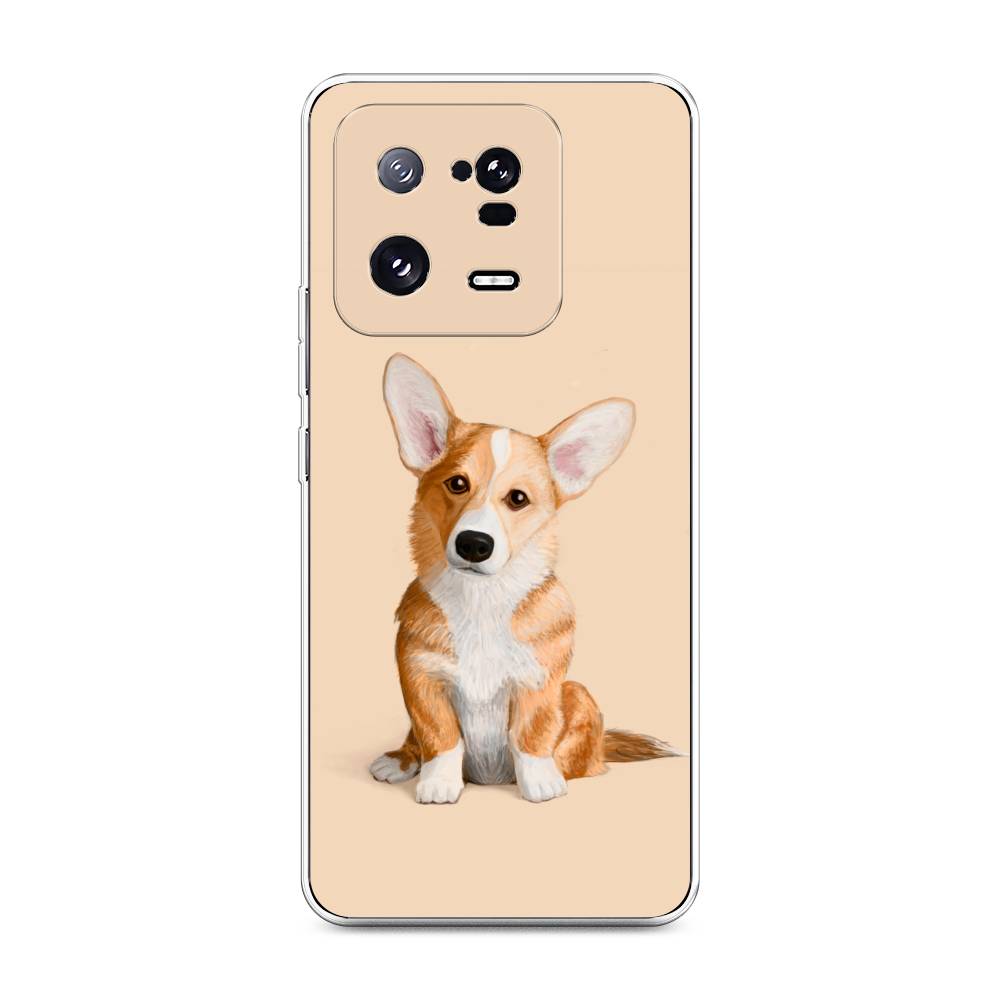 

Чехол на Xiaomi 13 Pro 5G "Грустный Корги", Коричневый;бежевый, 317350-1