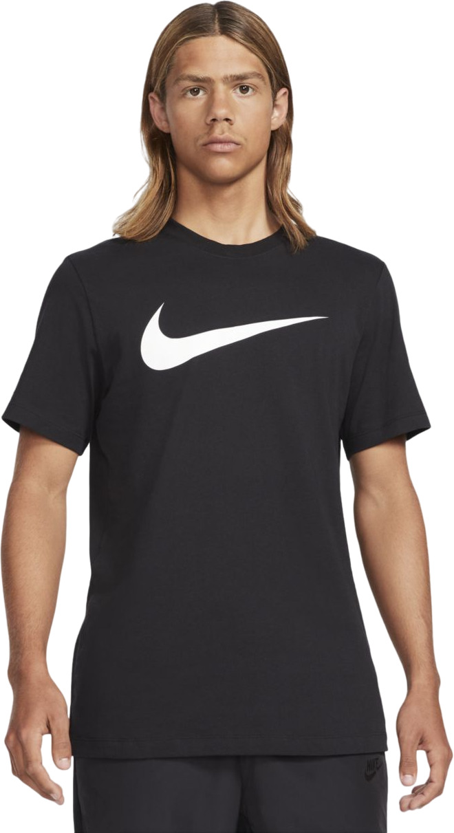 

Футболка мужская Nike M Icon Swoosh Tee черная XL, Черный, M Icon Swoosh Tee