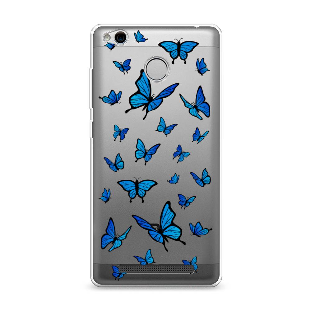 

Чехол Awog на Xiaomi Redmi 3 Pro (3S) "Синие бабочки", Разноцветный, 30950-1