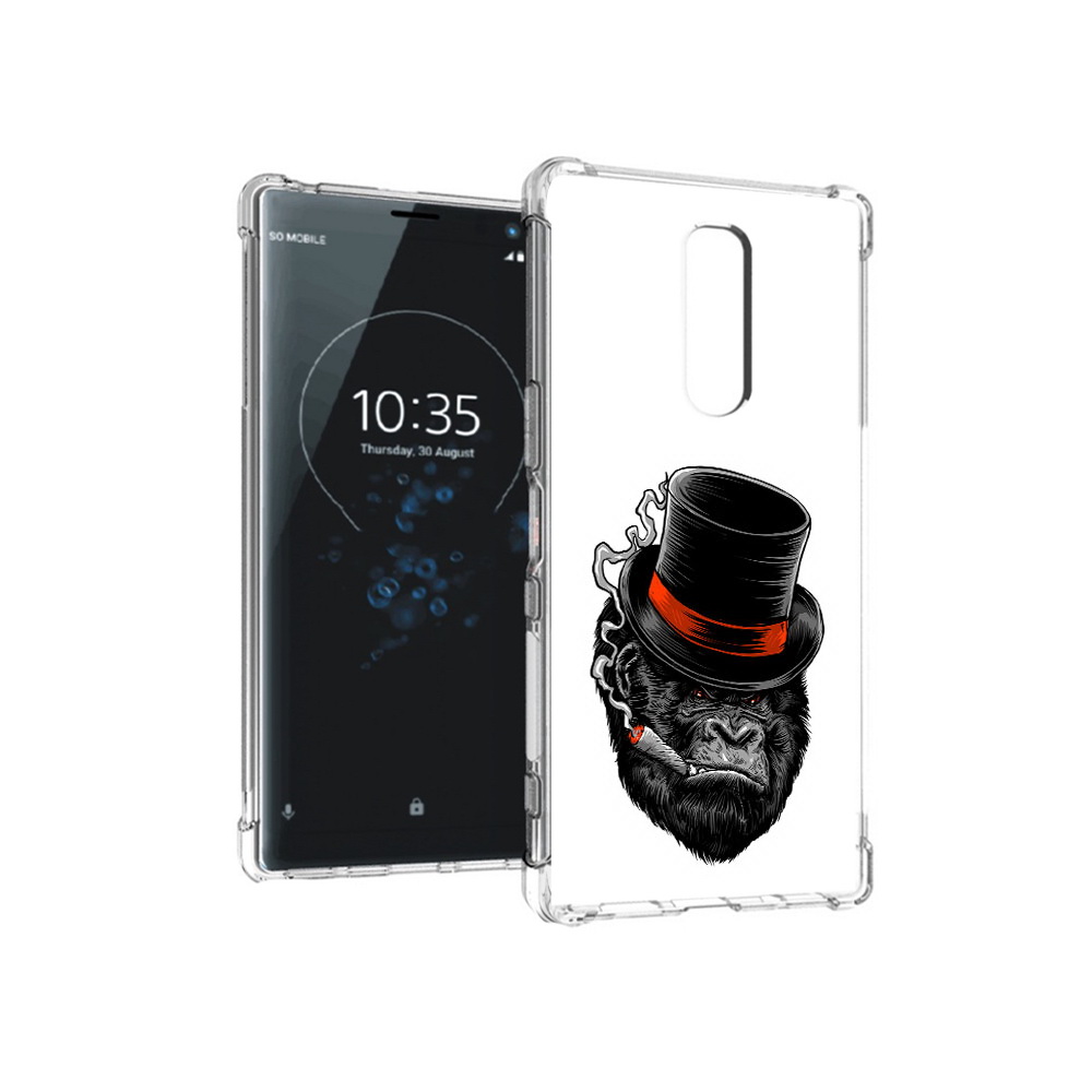 

Чехол MyPads Tocco для Sony Xperia 1 дизайнерская горилла (PT141276.244.431), Прозрачный, Tocco
