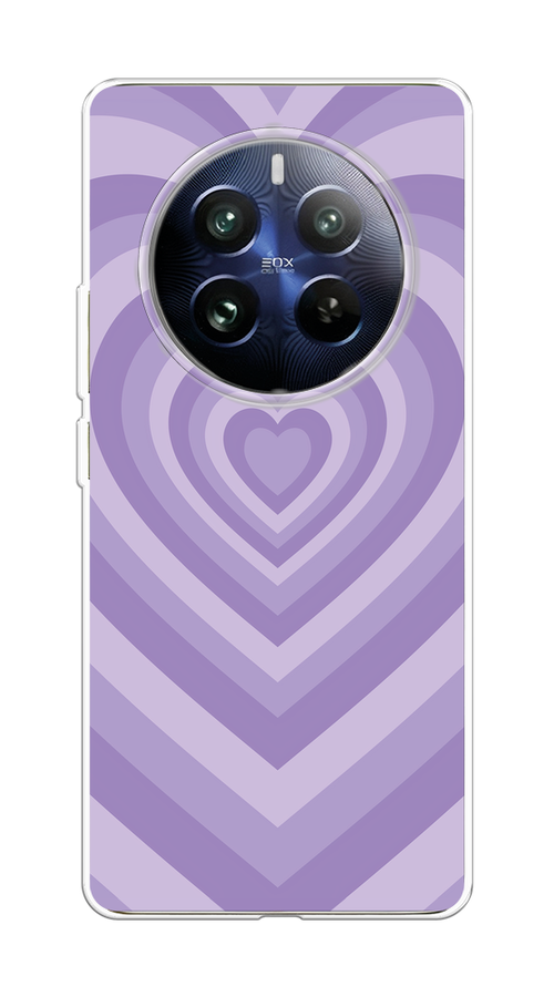 

Чехол на Realme 12 Pro "Violet heart latte", Фиолетовый, 2516150-1