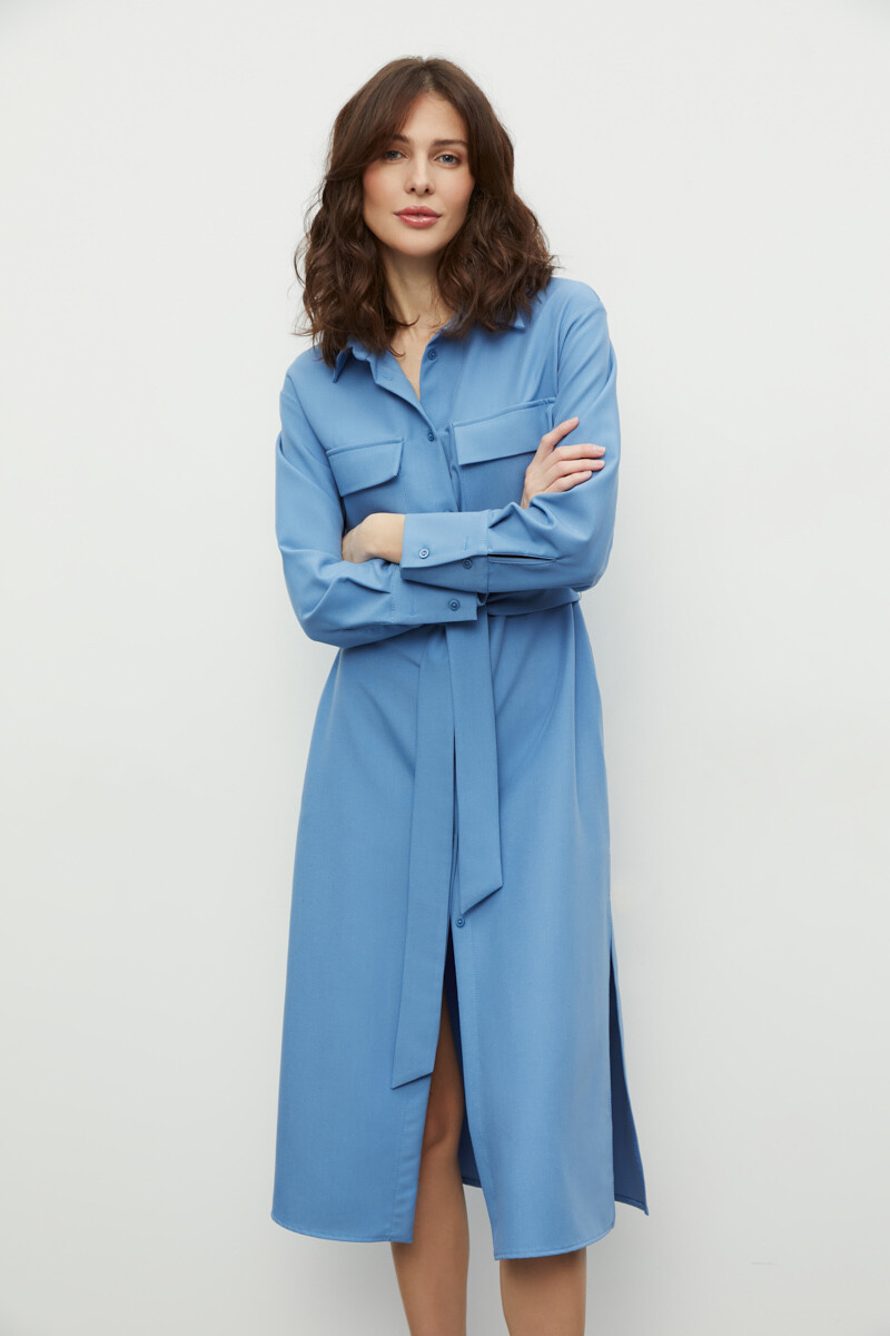 

Платье женское Charmstore П-143 синее M, П-143