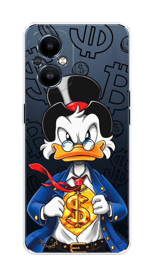 

Чехол на OnePlus Nord N20 "Scrooge Goldman", Черный;белый;синий, 152550-1