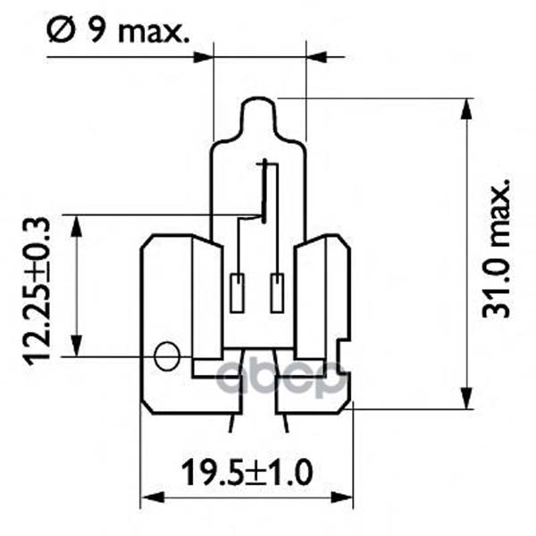 

13311C1_Лампа (H2) 70W 24V X511 Галогенная Стандарт Philips 13311C1