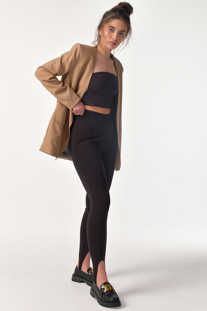 

Леггинсы женские Fly 4182 черные 40 RU, 4182