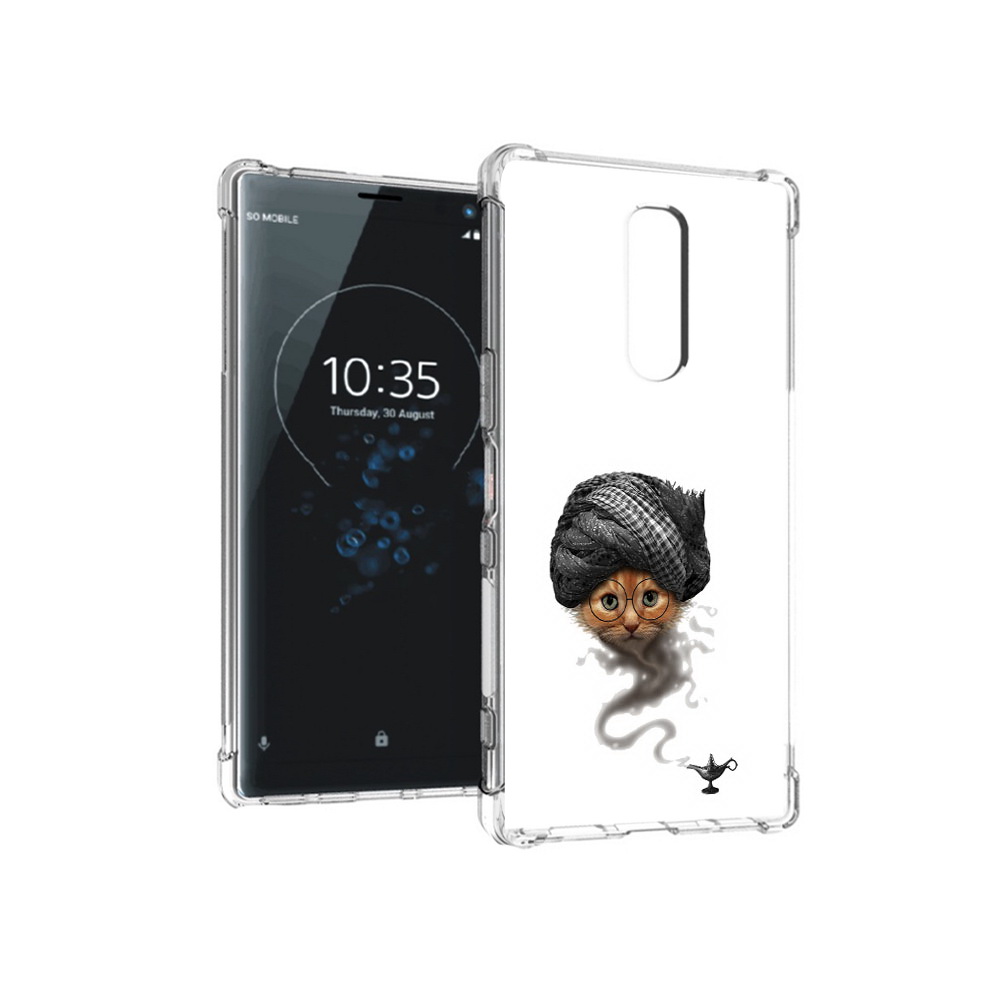 

Чехол MyPads Tocco для Sony Xperia 1 кот джин (PT141276.244.398), Прозрачный, Tocco