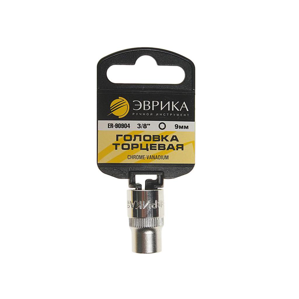 

Головка торцевая 3/8" 09мм с держателем ЭВРИКА ER-90904H