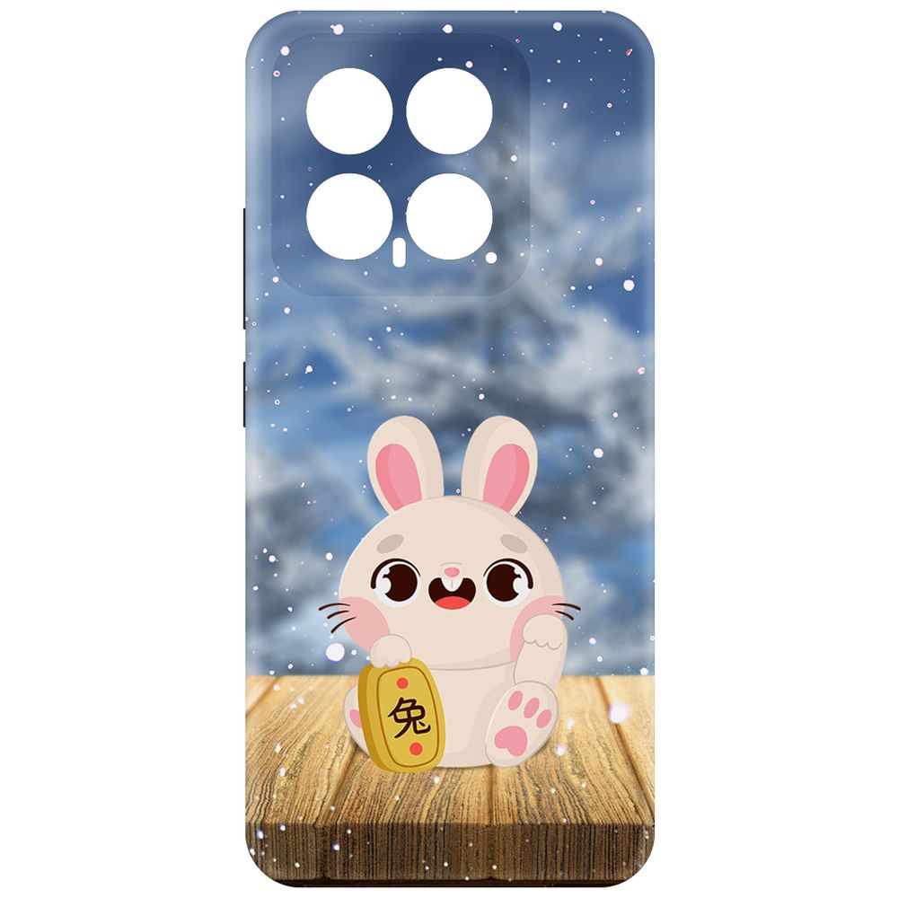 

Чехол-накладка Krutoff Soft Case Год кролика для Xiaomi 14 черный