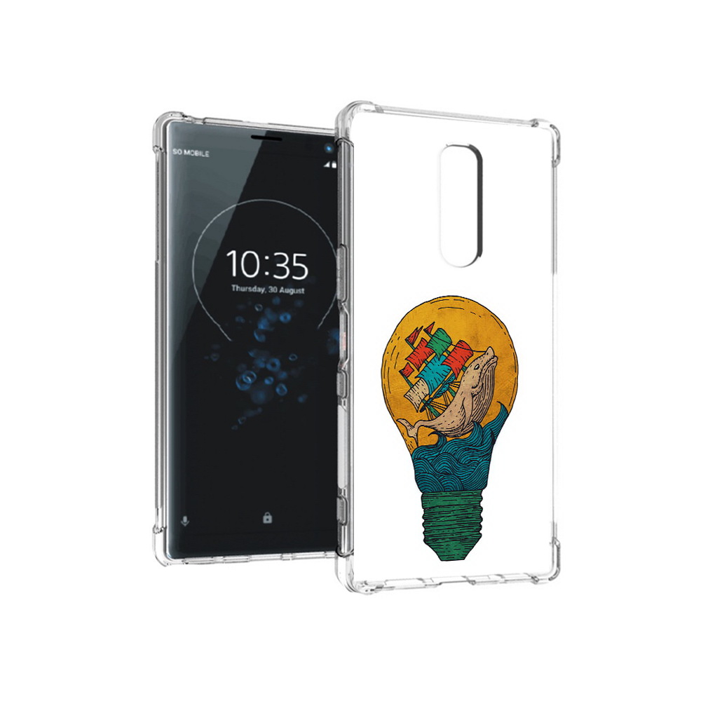 Чехол MyPads Tocco для Sony Xperia 1 кит в лампочке с парусами (PT141276.244.387)