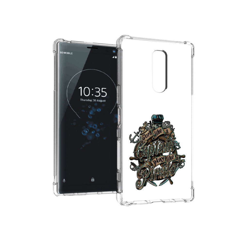 

Чехол MyPads Tocco для Sony Xperia 1 капитан пиратов (PT141276.244.385), Прозрачный, Tocco