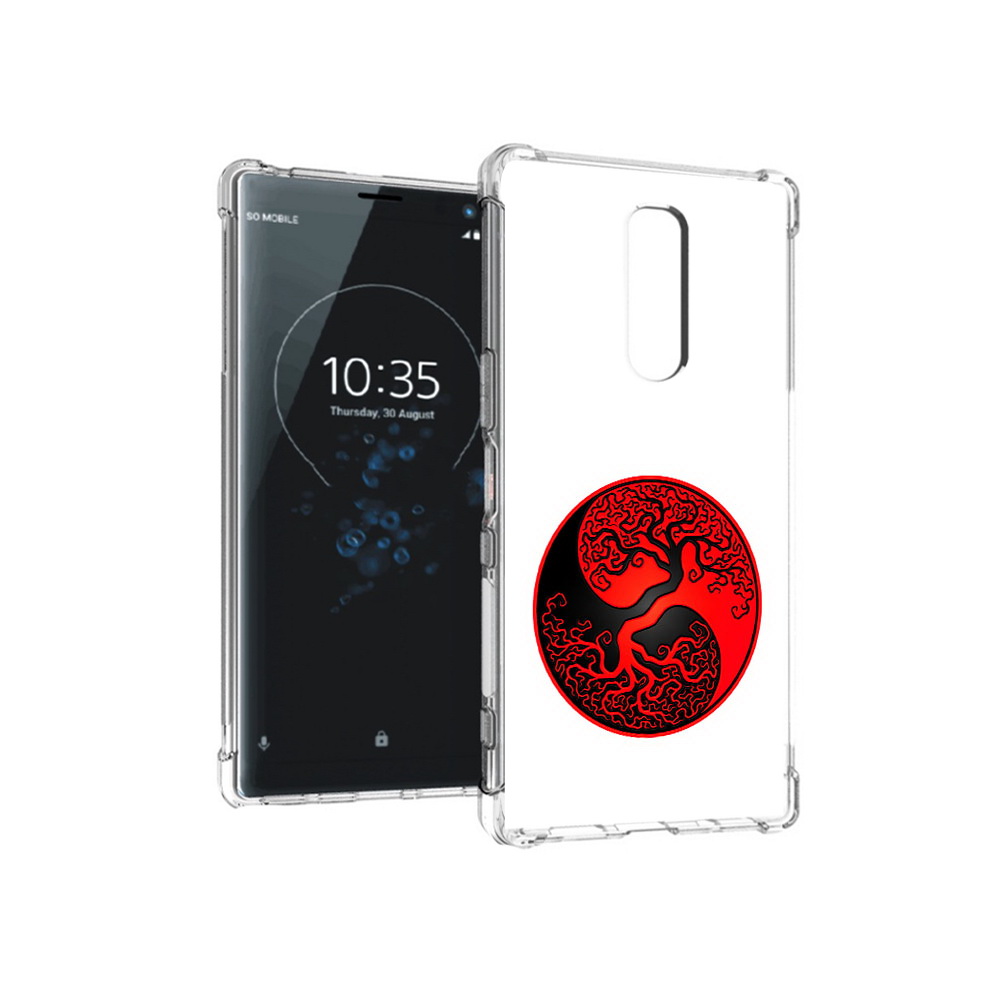 

Чехол MyPads Tocco для Sony Xperia 1 инь янь дерево (PT141276.244.379), Прозрачный, Tocco