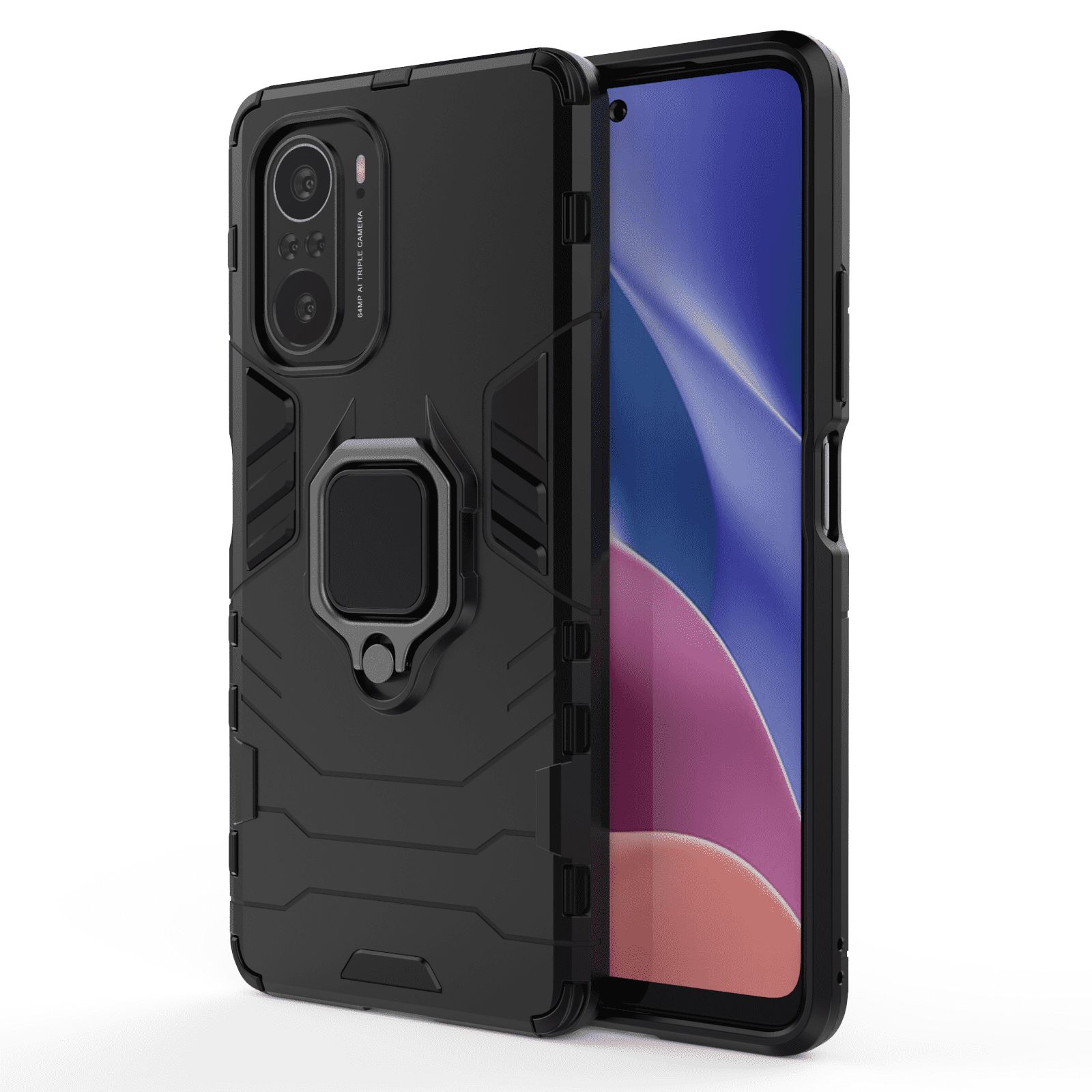 

Чехол MyPads противоударный для смартфона Xiaomi Poco F3 / Сяоми Поко Ф3, черный матовый, Салатовый