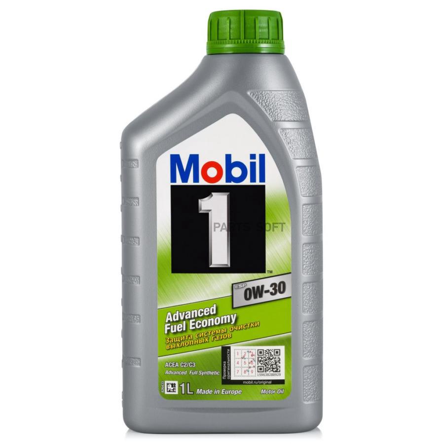 

Моторное масло Mobil синтетическое 0W30 1 ESP 1л