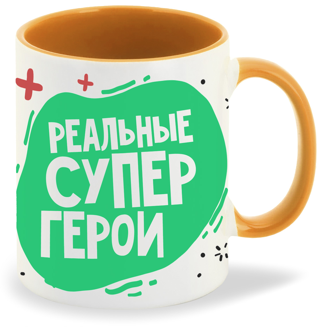 

Кружка CoolPodarok Прикол Короновирус Реальные супергерои Врачи, Прикол Короновирус Реальные супергерои Врачи
