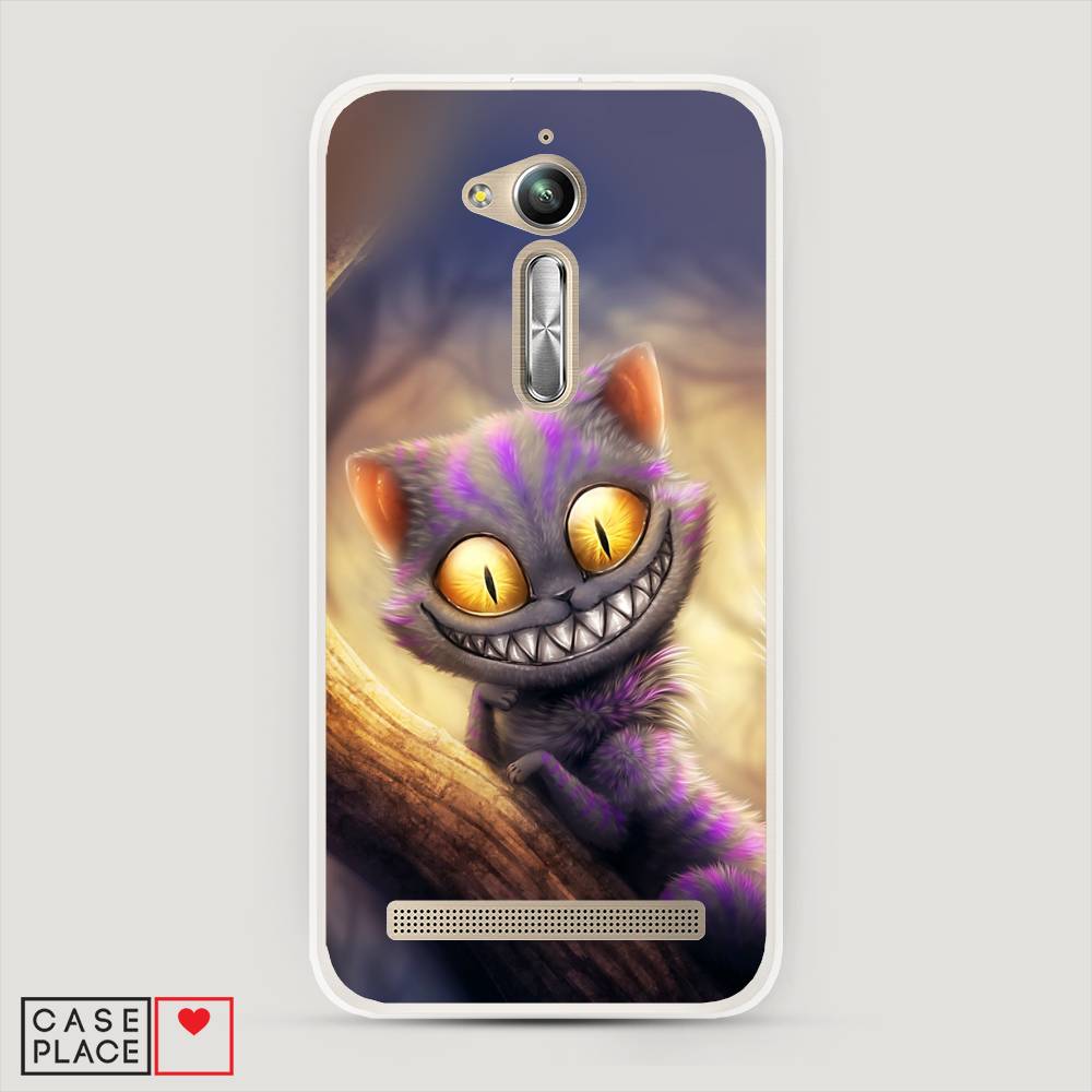 

Чехол Awog на Asus Zenfone Go ZB500KG "Cheshire Cat", Фиолетовый;желтый, 41750-1