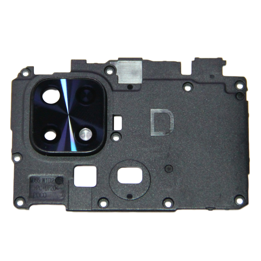 

Стекло камеры для Xiaomi Redmi 10C (220333QNY) в сборе с рамкой <черный>