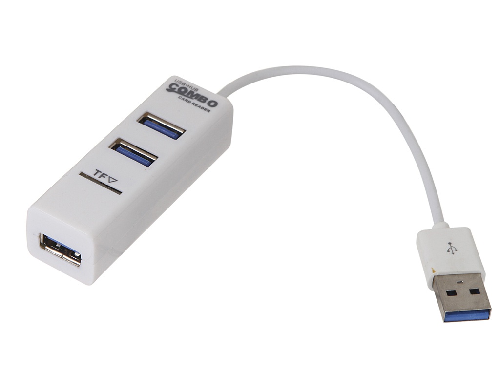 фото Разветвитель для компьютера palmexx 4в1 usb - 3xusb 2.0+tf px/hub-3usb2.0-tf