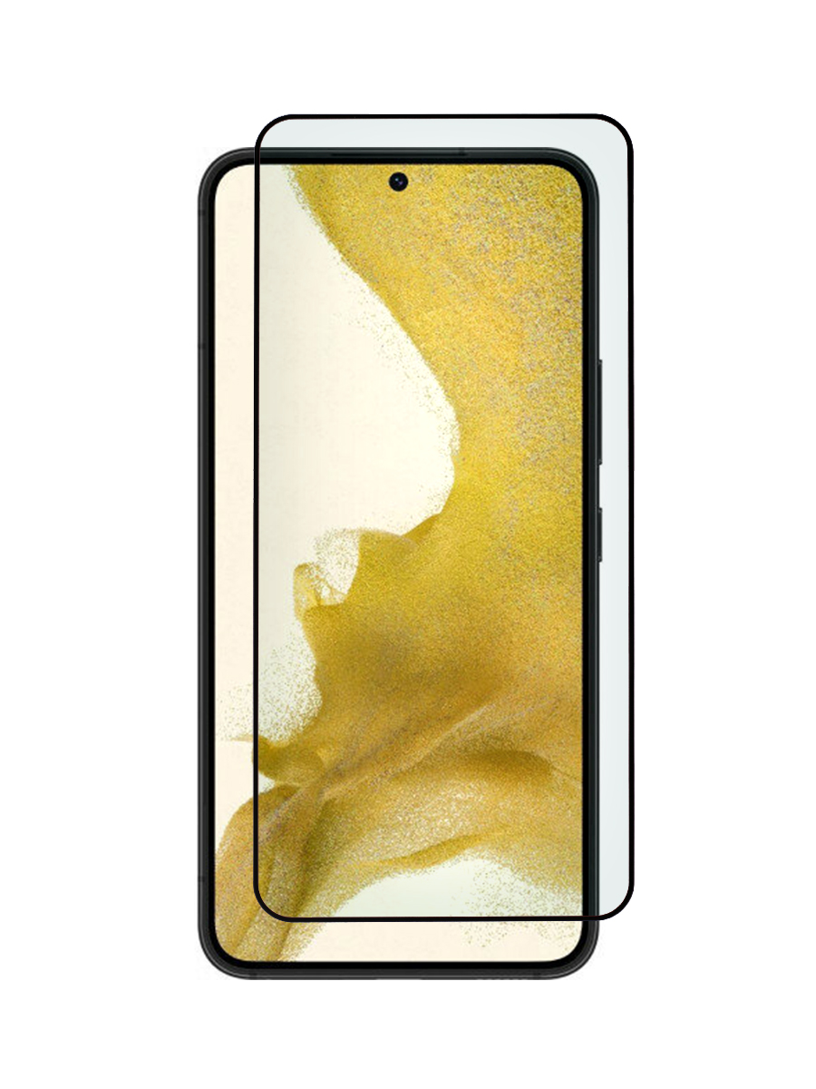 

Защитное стекло для Samsung S22 Plus черный, с рамкой, MOTG-5D-SAM-S22-PLS