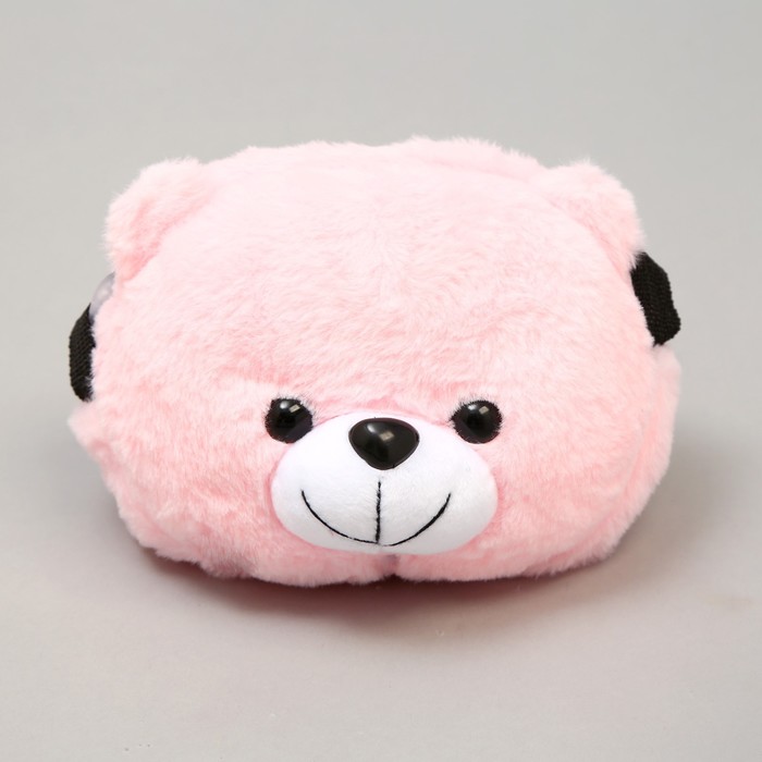 

Школьная сумка Milo toys плюшевая, Медвежонок розовый, плюшевая, "Медвежонок" розовый
