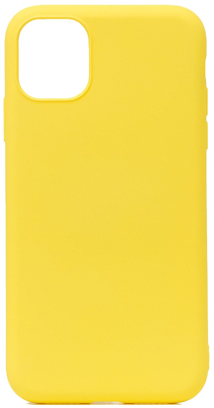 фото Силиконовый чехол silicone case для iphone 12/12pro, желтый