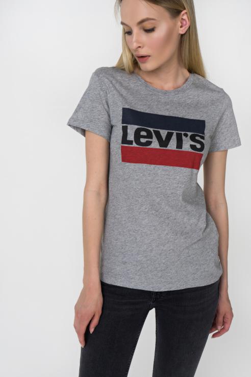 фото Футболка женская levi's 1736903030 серая 42