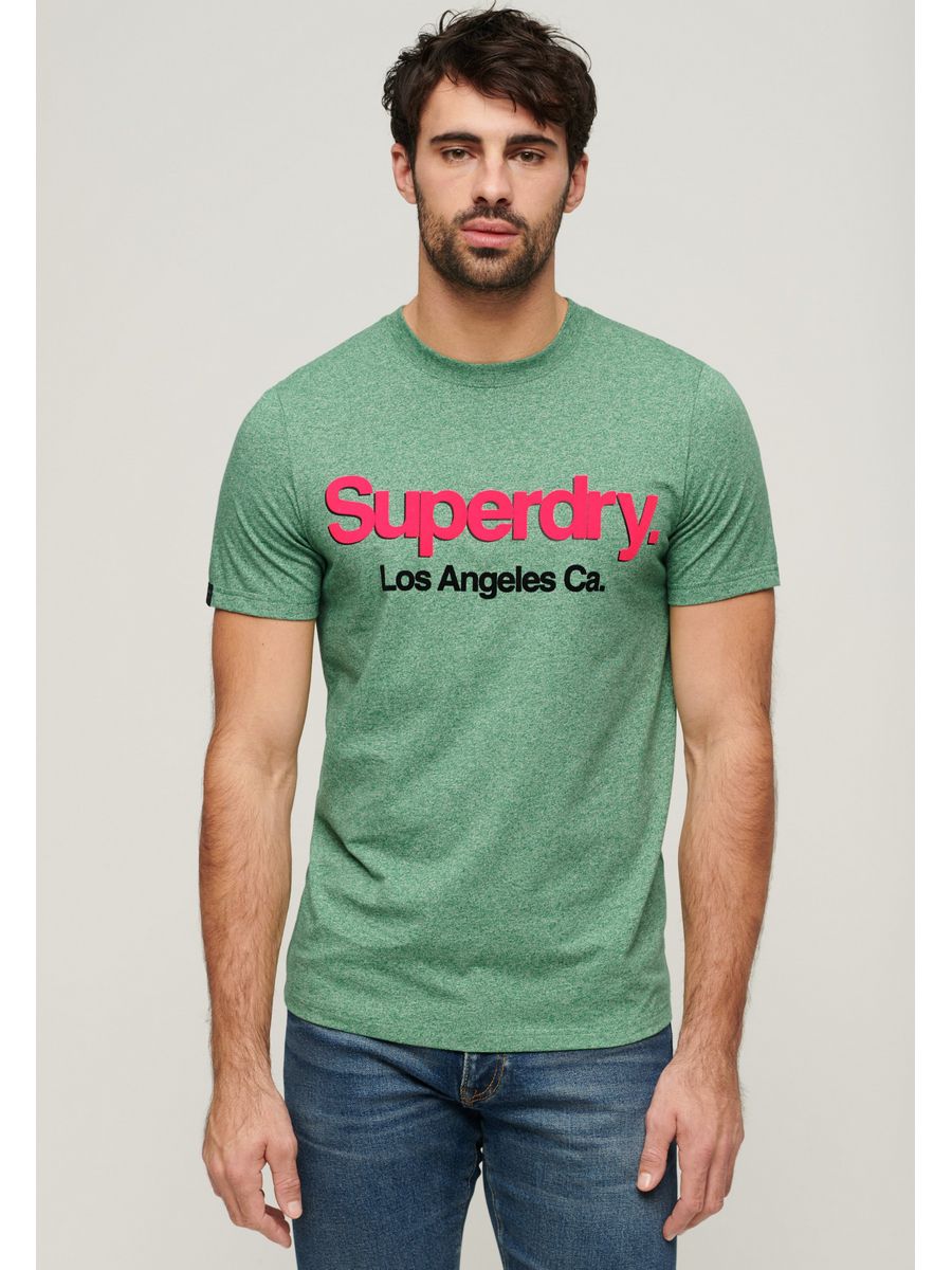 Футболка мужская Superdry SU222O2WF зеленая S