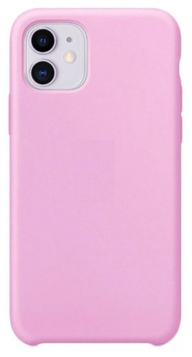 фото Силиконовый чехол silicone case для iphone 11, розовый
