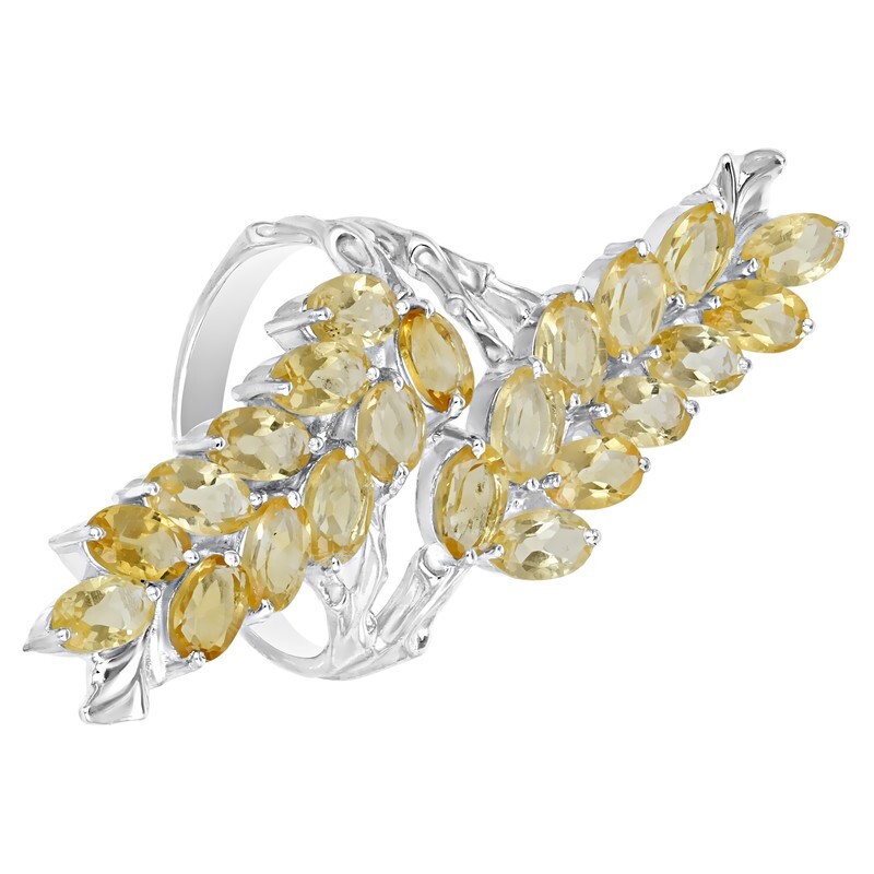 

Кольцо из серебра с цитрином р.18,5 LAZURIT-ONLINE 786601, 786601