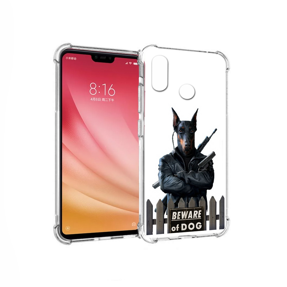 

Чехол MyPads Tocco для Xiaomi Mi 8 доберман (PT110454.314.332), Прозрачный, Tocco