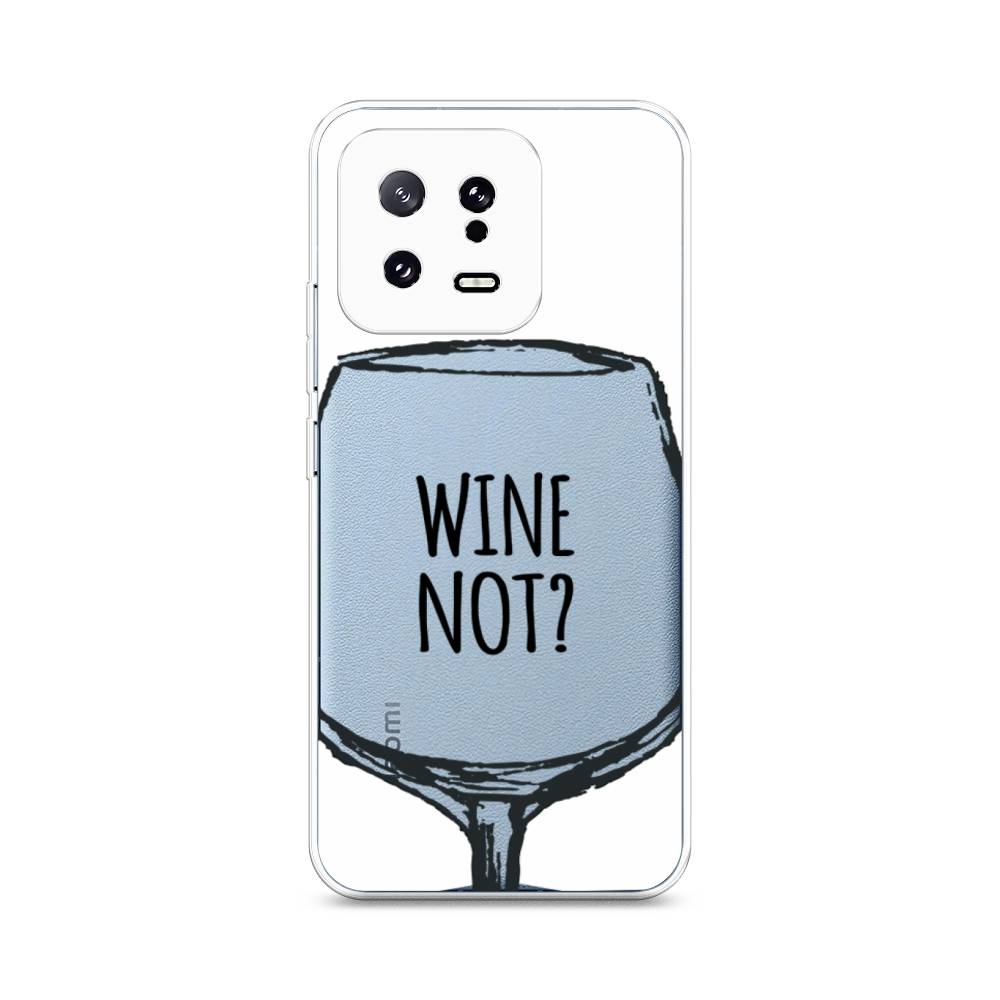 

Чехол на Xiaomi 13 5G "Wine not white", Белый, 317250-6