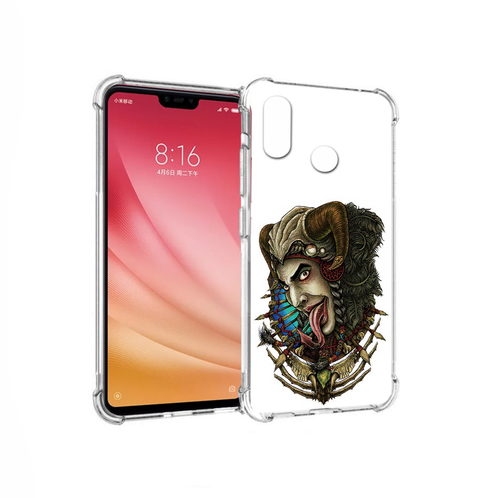 

Чехол MyPads Tocco для Xiaomi Mi 8 длинный язык (PT110454.314.330), Прозрачный, Tocco