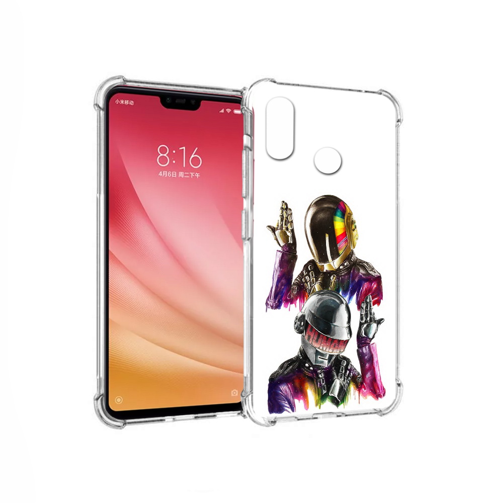 

Чехол MyPads Tocco для Xiaomi Mi 8 диско космонавты (PT110454.314.329), Прозрачный, Tocco