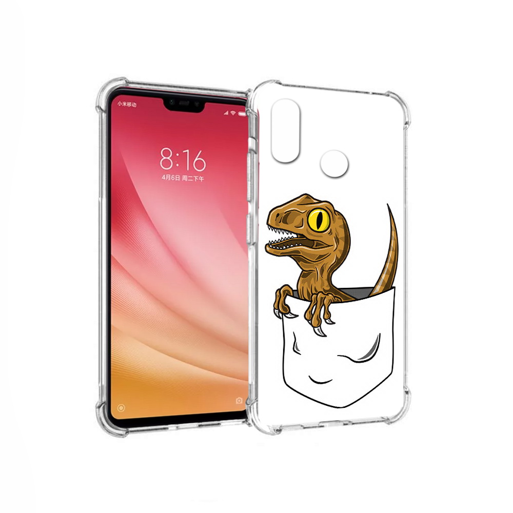 

Чехол MyPads Tocco для Xiaomi Mi 8 динозавр в кармане (PT110454.314.327), Прозрачный, Tocco