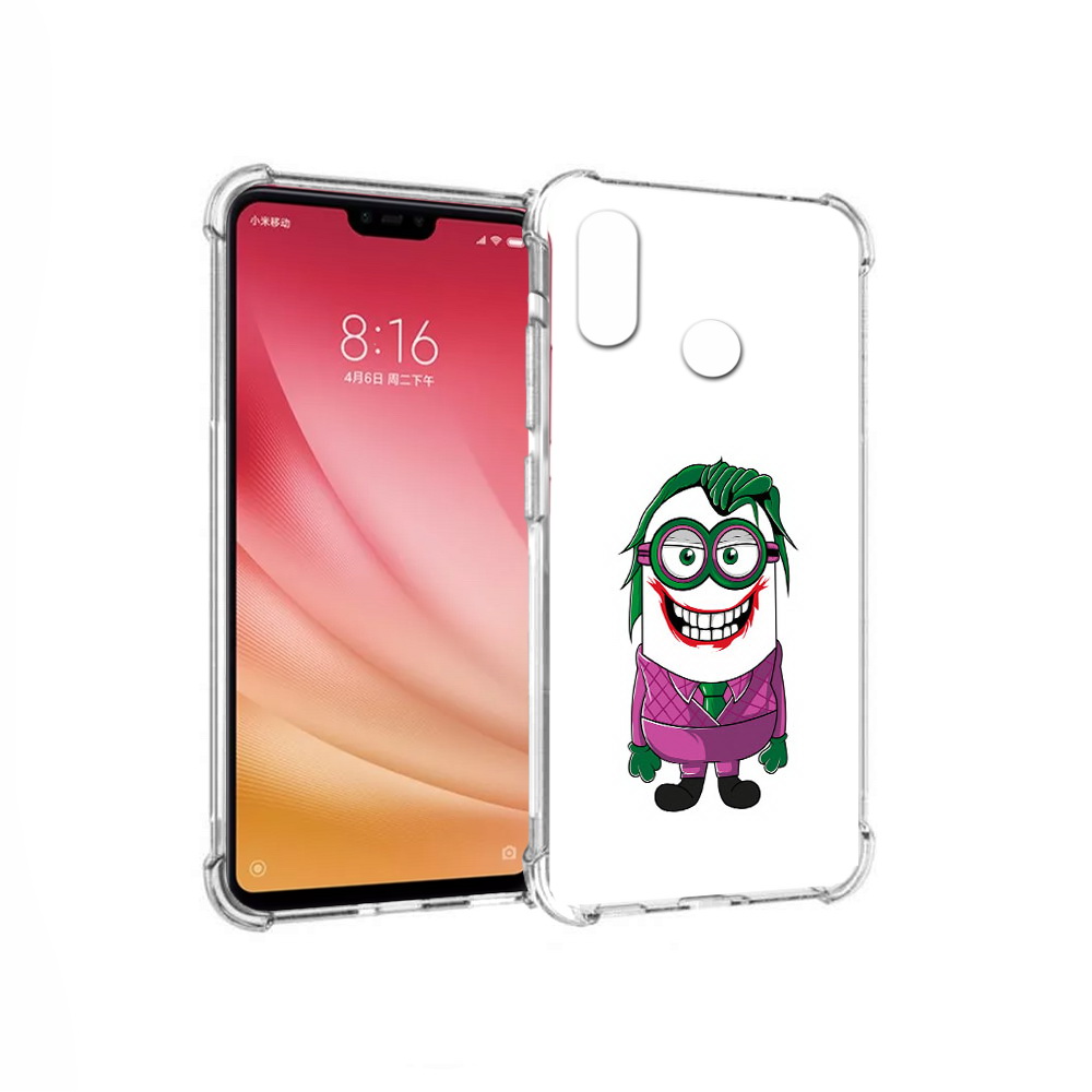 

Чехол MyPads Tocco для Xiaomi Mi 8 джокер миньон (PT110454.314.322), Прозрачный, Tocco