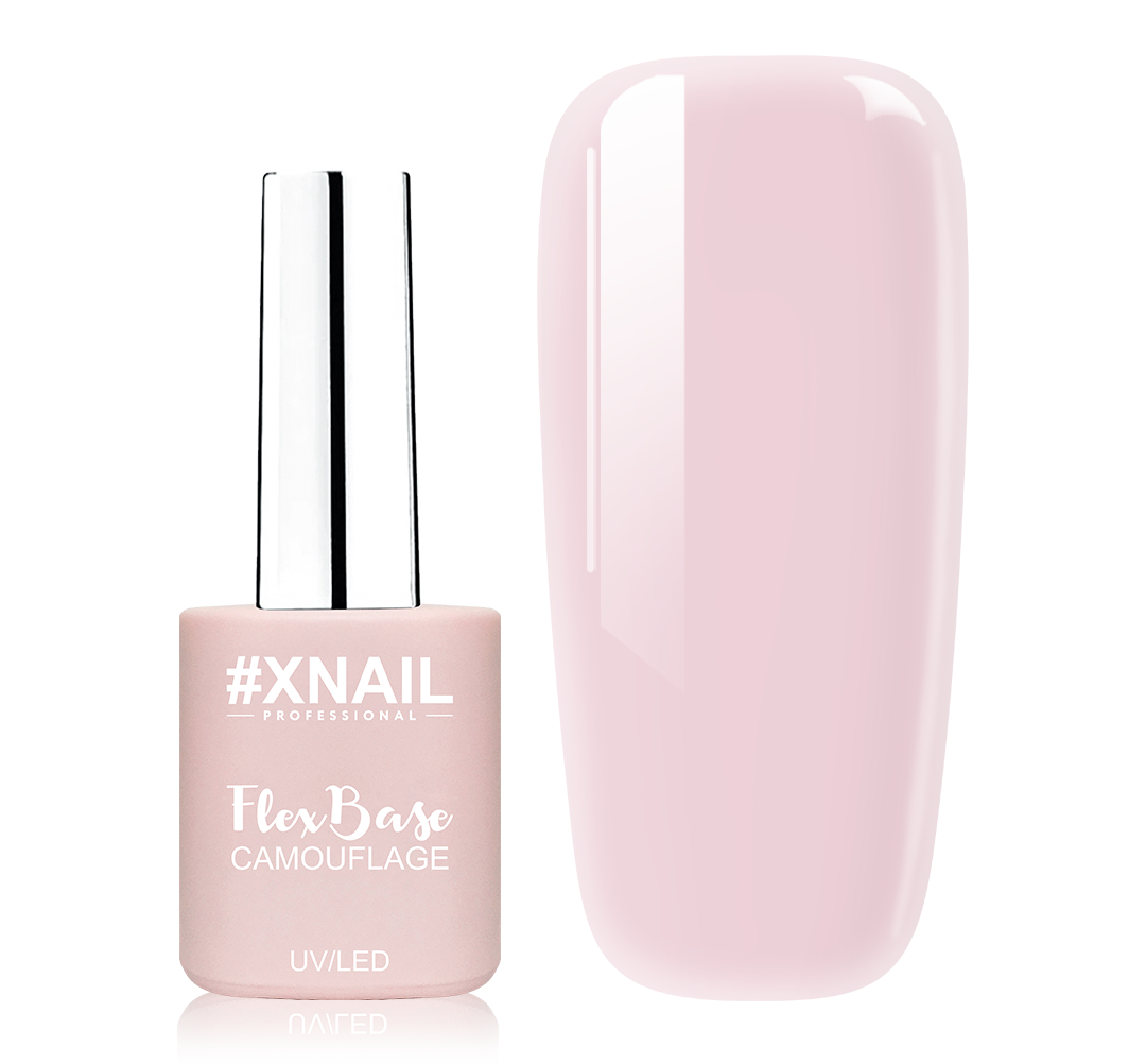 фото Xnail, база для гель-лака flex camouflage №3