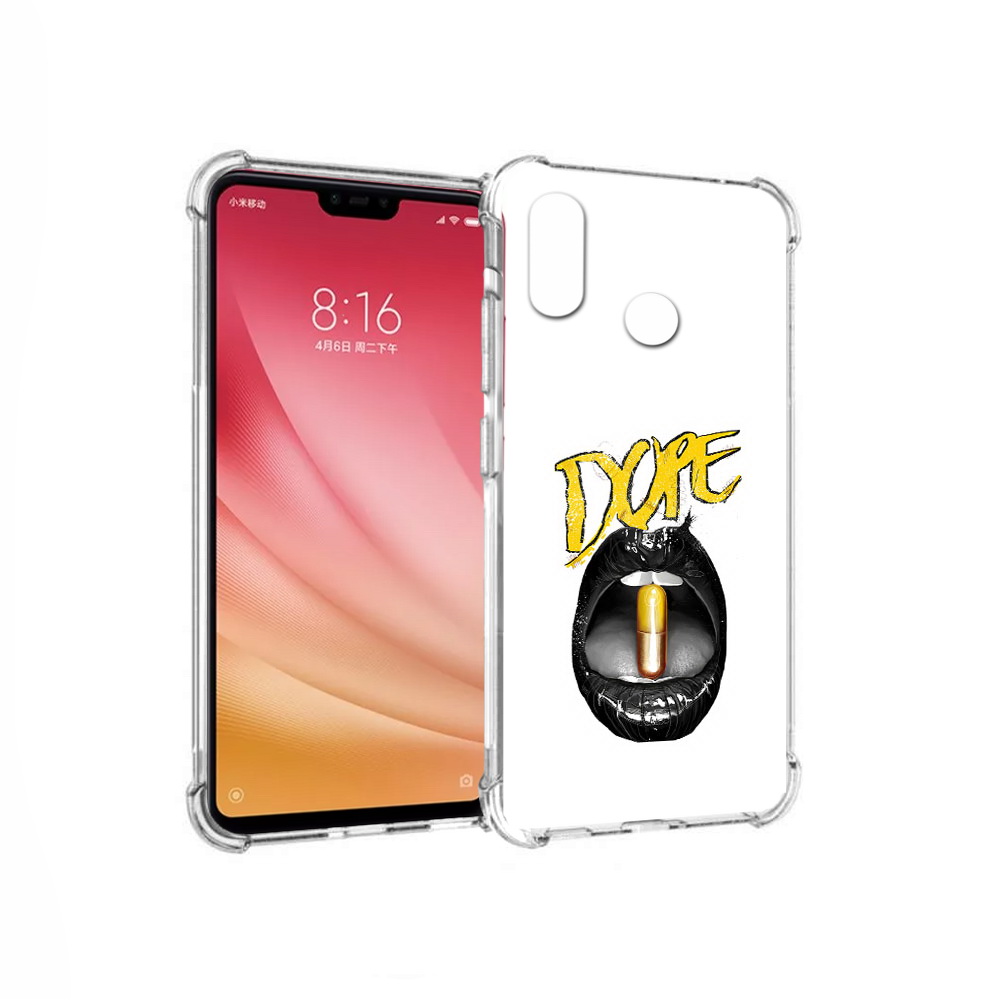 

Чехол MyPads Tocco для Xiaomi Mi 8 губы (PT110454.314.303), Прозрачный, Tocco