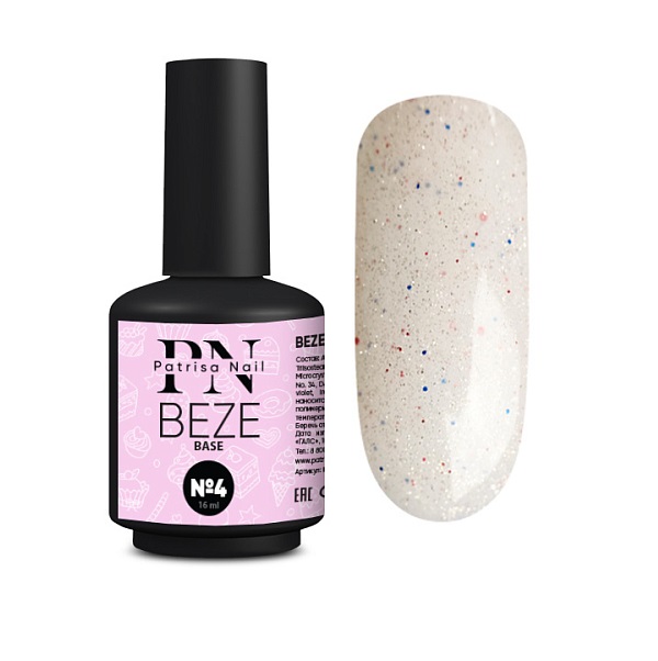 

Patrisa Nail, База для гель-лака Beze №4, 16 мл