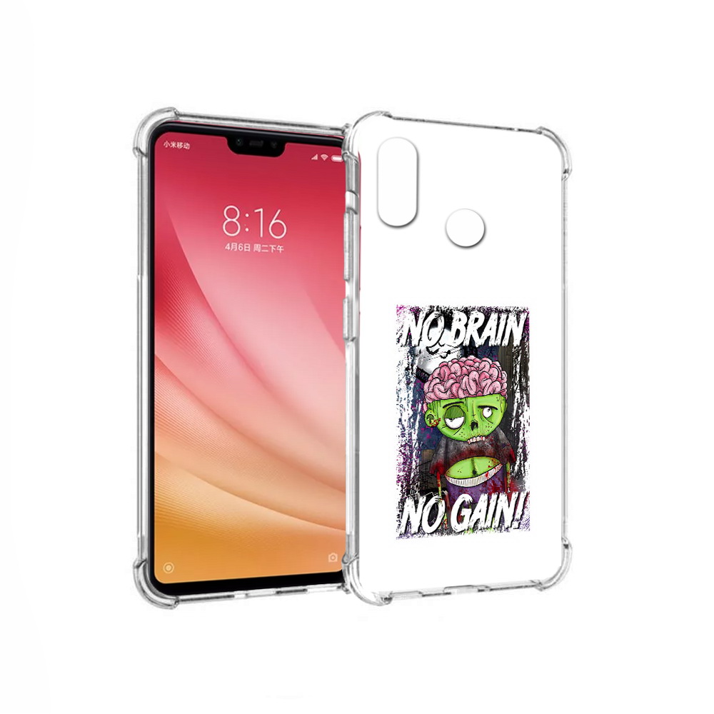 

Чехол MyPads Tocco для Xiaomi Mi 8 глупый зомби (PT110454.314.289), Прозрачный, Tocco