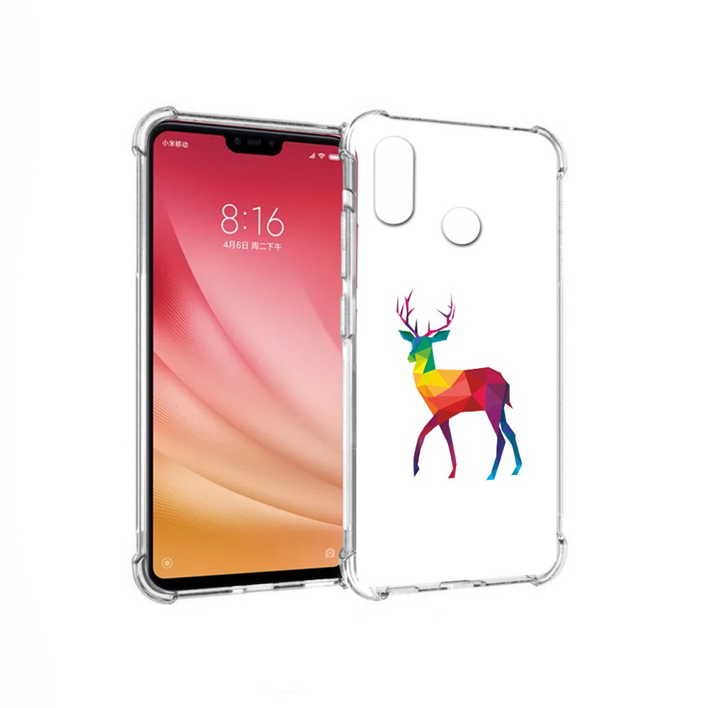 

Чехол MyPads Tocco для Xiaomi Mi 8 геометрический олень (PT110454.314.286), Прозрачный, Tocco