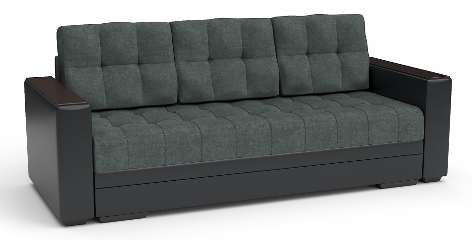 фото Диван диваны и кровати атланта (атлантик) серый;черный