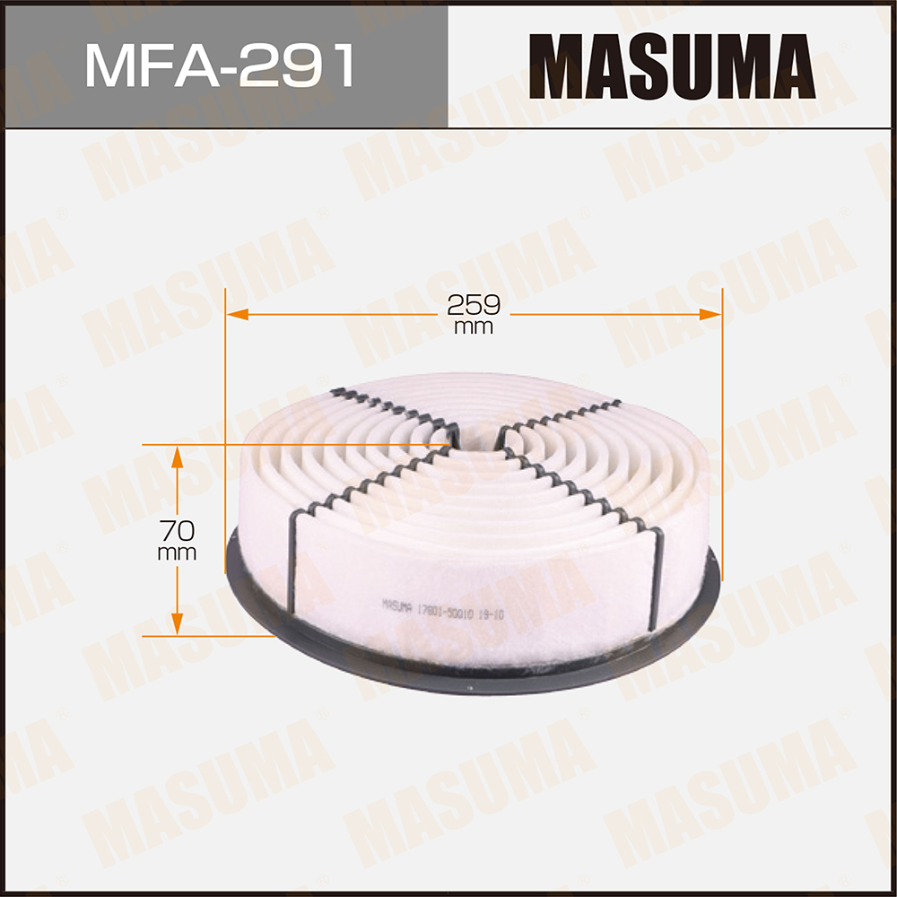 

Фильтр воздушный MASUMA MFA291