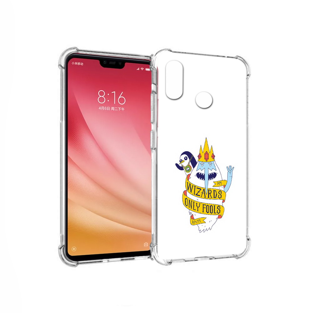 

Чехол MyPads Tocco для Xiaomi Mi 8 время приключений снежный король (PT110454.314.278), Прозрачный, Tocco