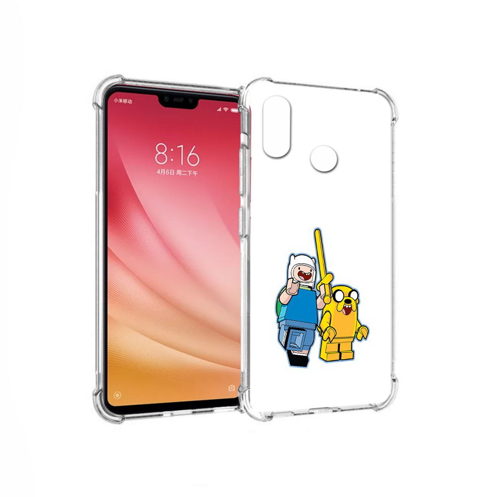 

Чехол MyPads Tocco для Xiaomi Mi 8 время приключений лего (PT110454.314.274), Прозрачный, Tocco