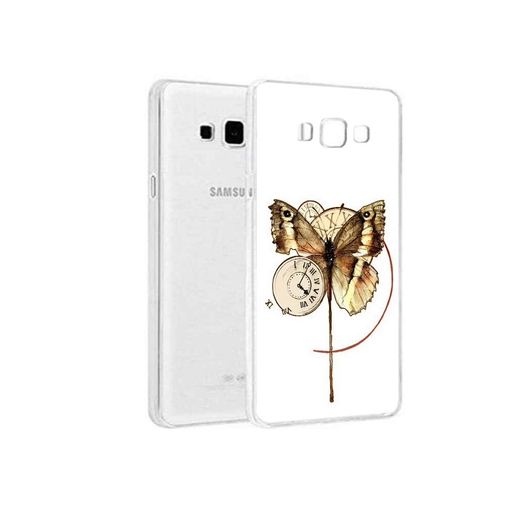 

Чехол MyPads Tocco для Samsung Galaxy On7 старинные часы с бабочкой, Tocco