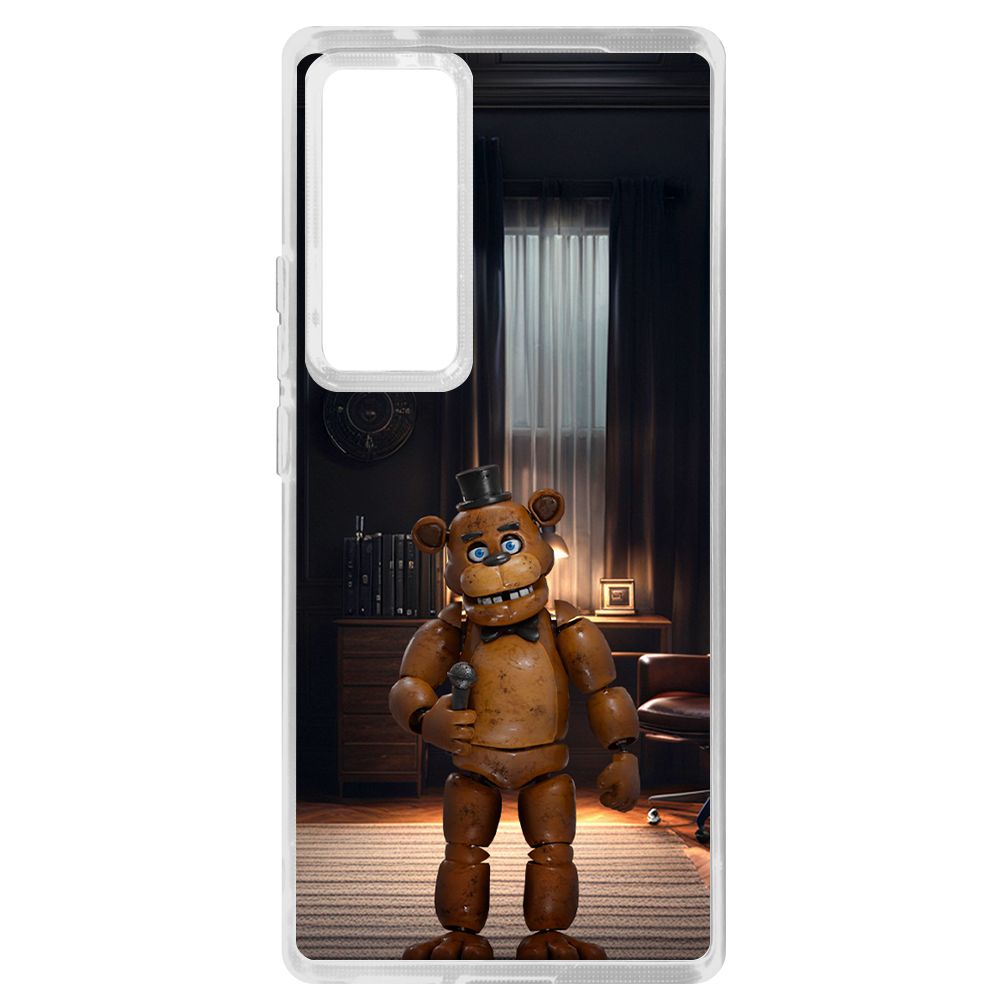 

Чехол-накладка Krutoff Clear Case ФНАФ - Медведь Фредди для Vivo X60 Pro, Прозрачный