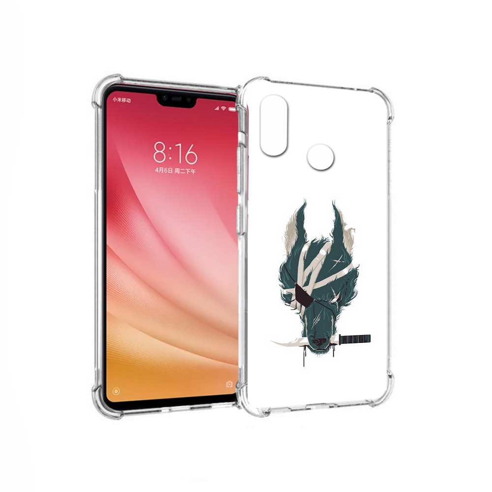

Чехол MyPads Tocco для Xiaomi Mi 8 волк-разбойник (PT110454.314.271), Прозрачный, Tocco