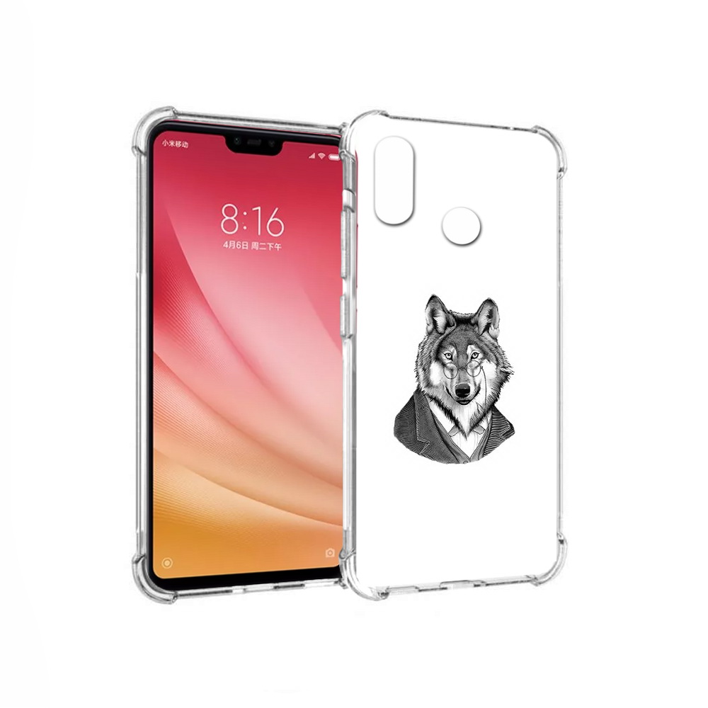 

Чехол MyPads Tocco для Xiaomi Mi 8 волк в пиджаке (PT110454.314.266), Прозрачный, Tocco