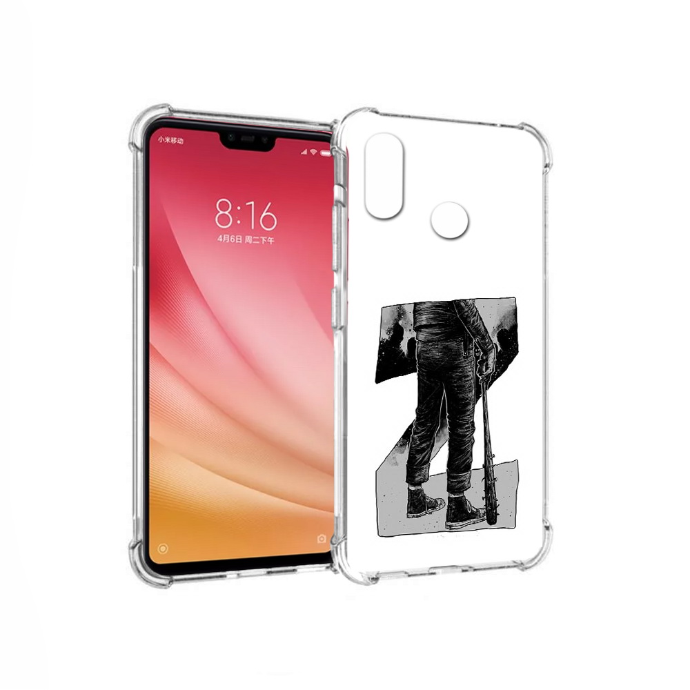 

Чехол MyPads Tocco для Xiaomi Mi 8 воин черно белый (PT110454.314.265), Tocco